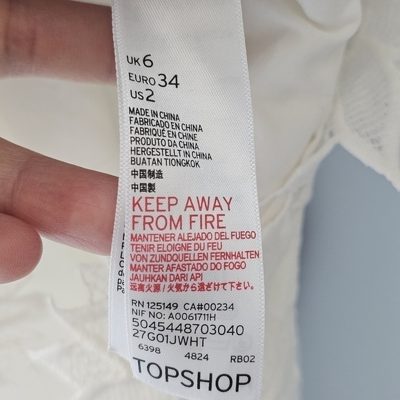 TOPSHOP Cutwork Lace Skirt - Picture 7 of 11